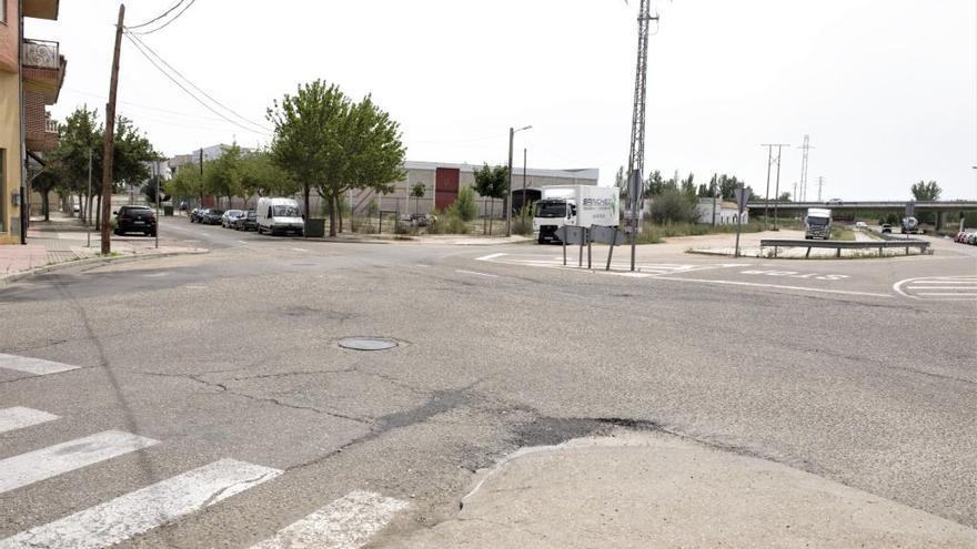 Acceso a la N-525 desde Benavente.