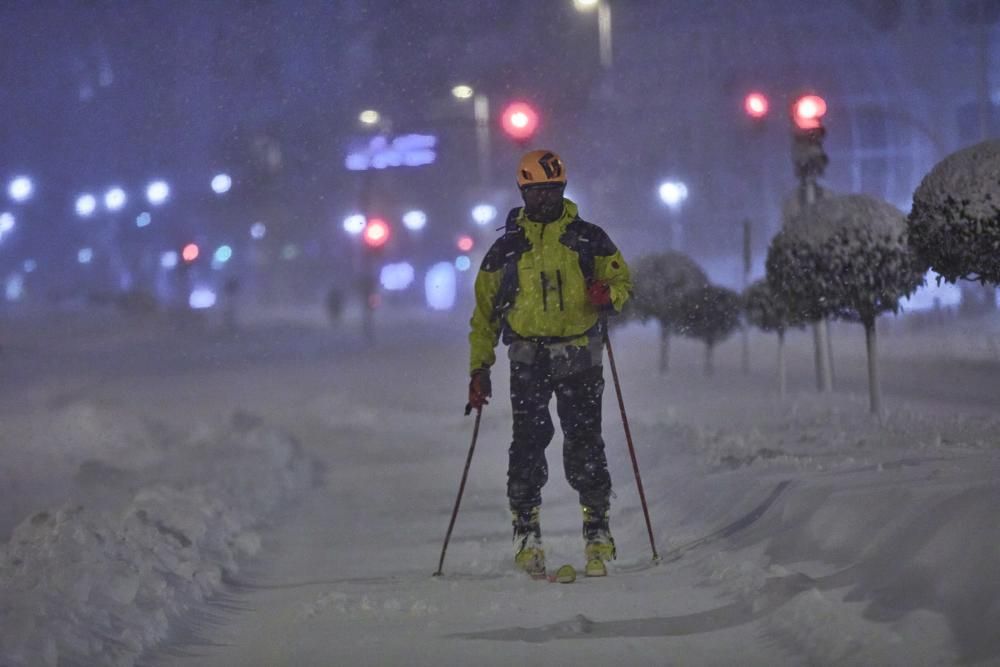 La gran nevada a Madrid aquest 9 de gener del 2021