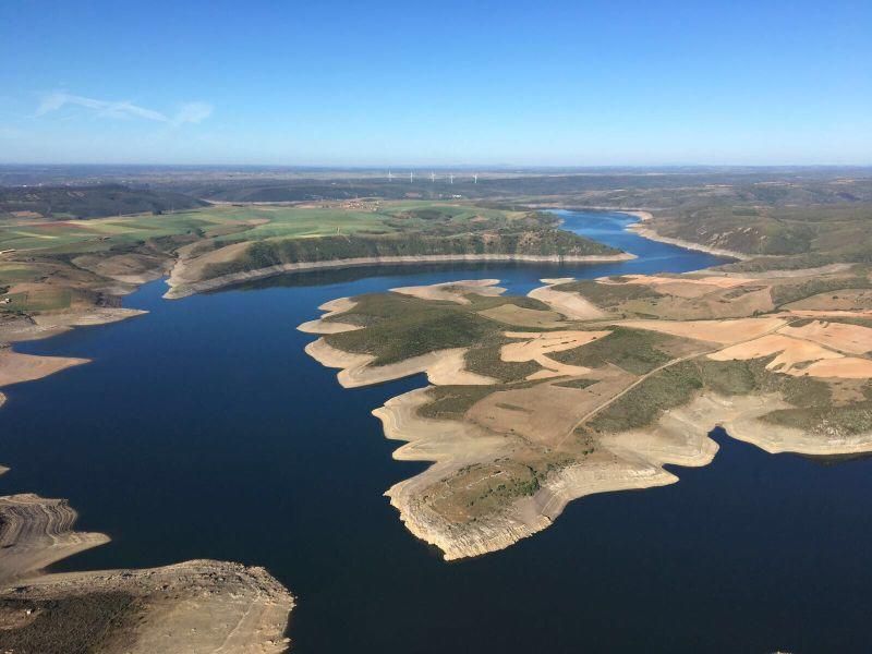 Sequía en los embalses de Zamora