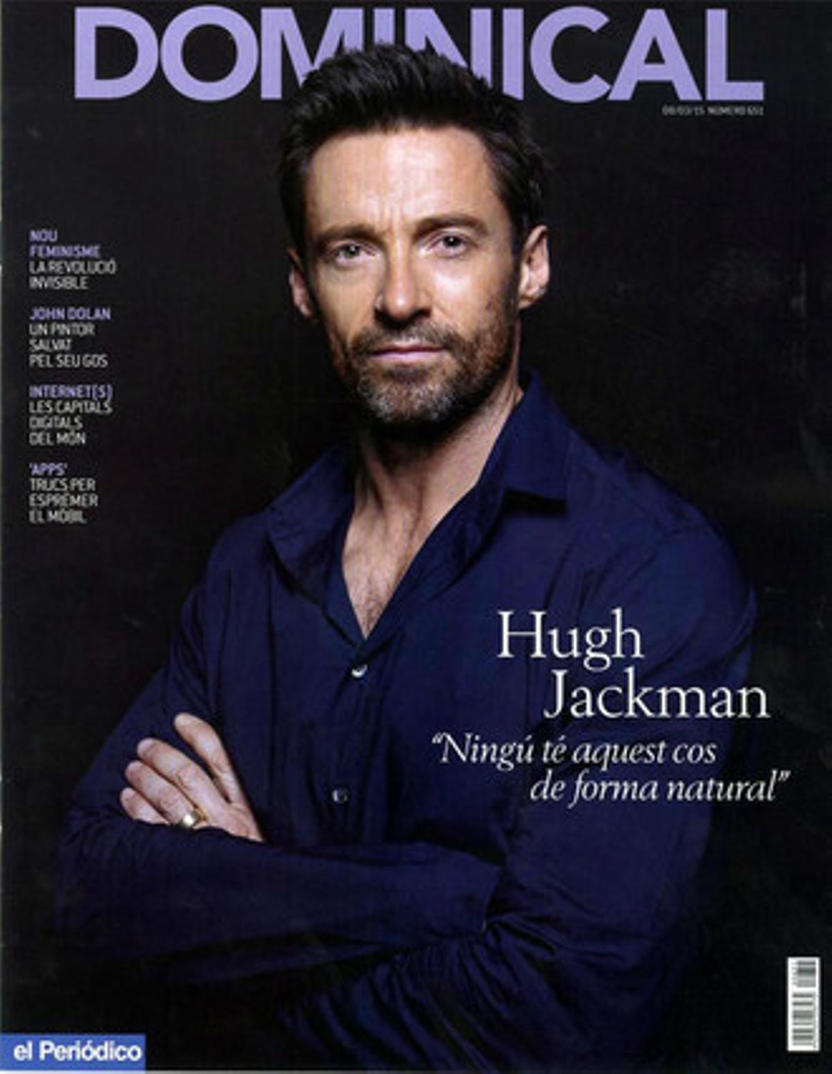 Hugh Jackman, protagonista de la portada del ’Dominical’.