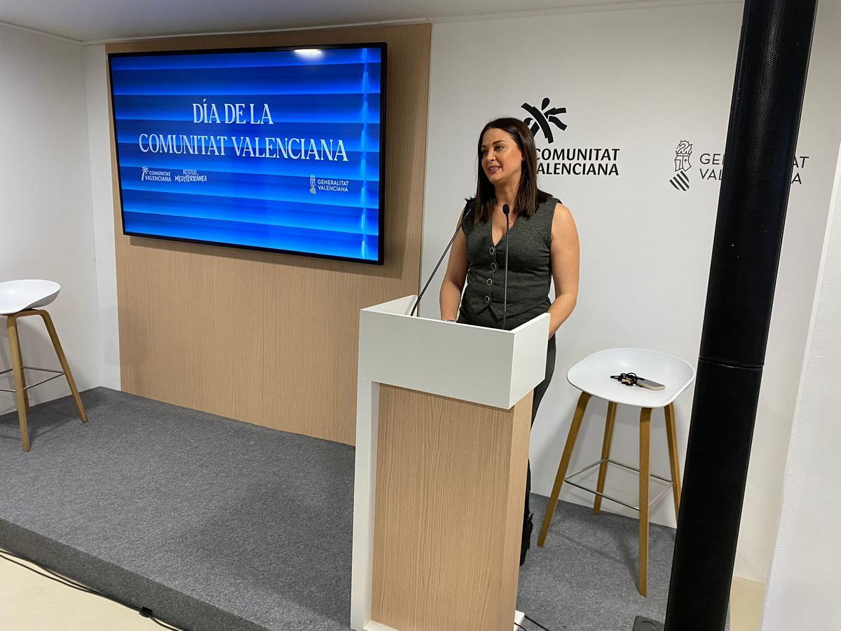 La concejal María Beltràn, en Fitur.