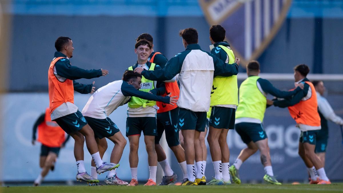 El Málaga CF volvió este martes al trabajo.