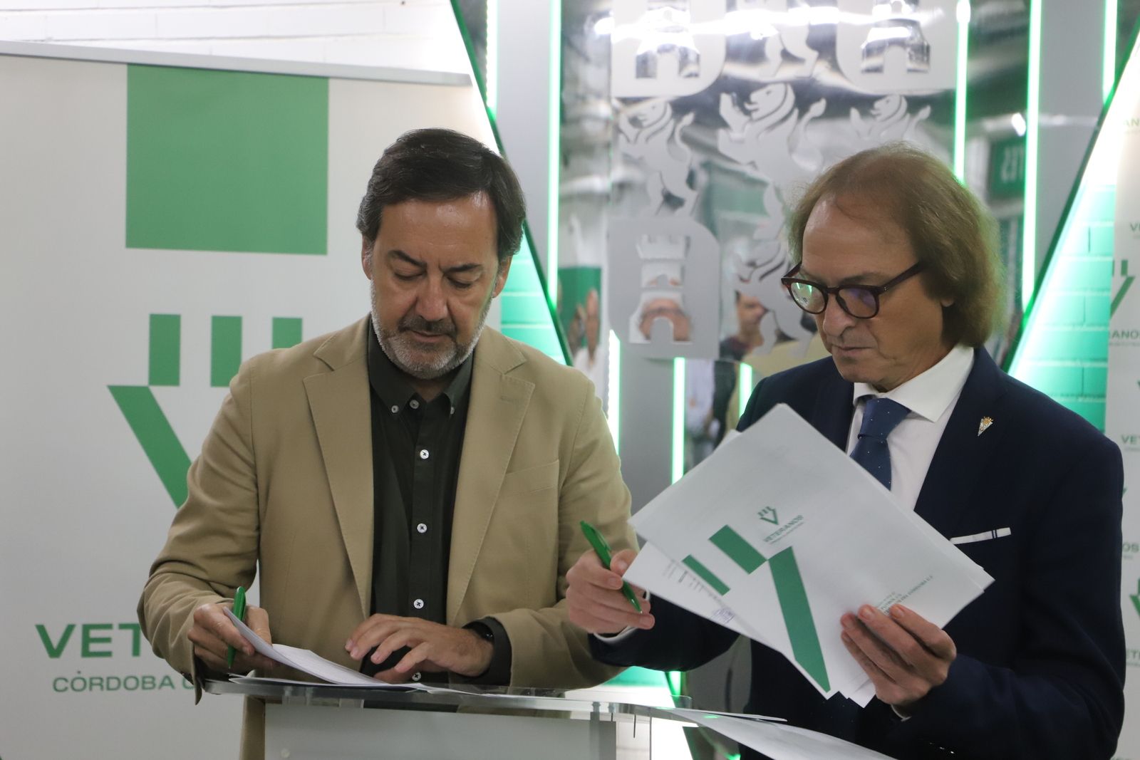 El convenio del Córdoba CF con la Asociación de Veteranos, en imágenes