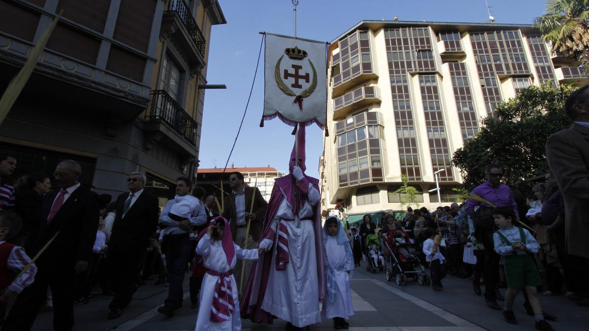 Procesión de &quot;La Borriquita&quot; antes de la pandemia en Zamora.