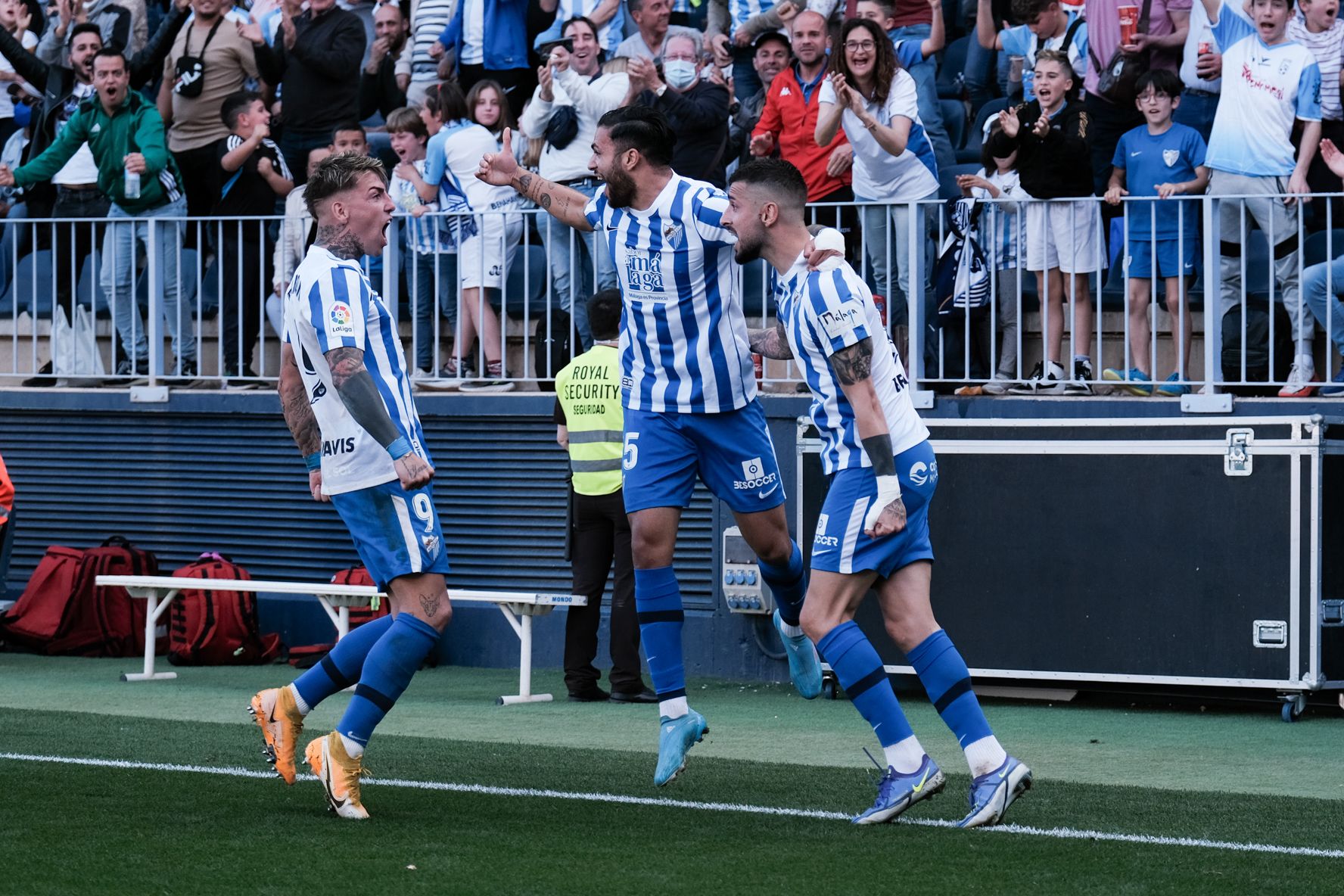 Las imágenes del Málaga CF - Real Valladolid