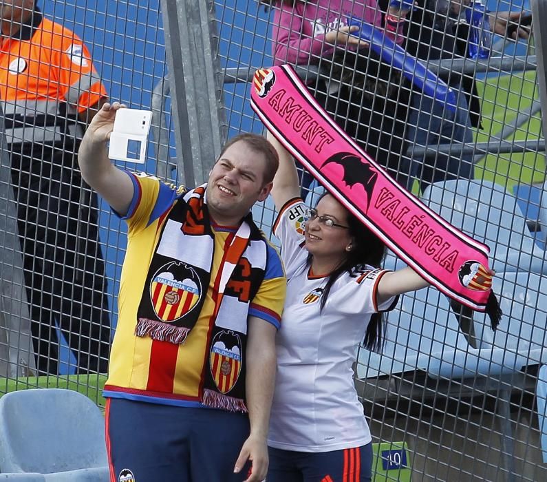 La afición del Valencia no falla en Getafe