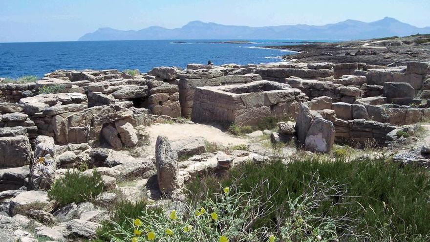 Imagen de la necrópolis de Son Real, uno de los yacimientos incluidos en el catálogo.