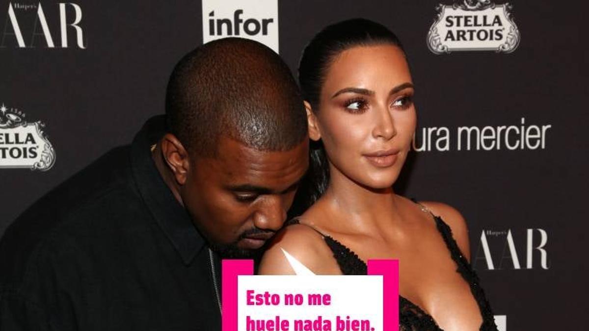 Kim Kardashian y Kanye West en un evento en Nueva York