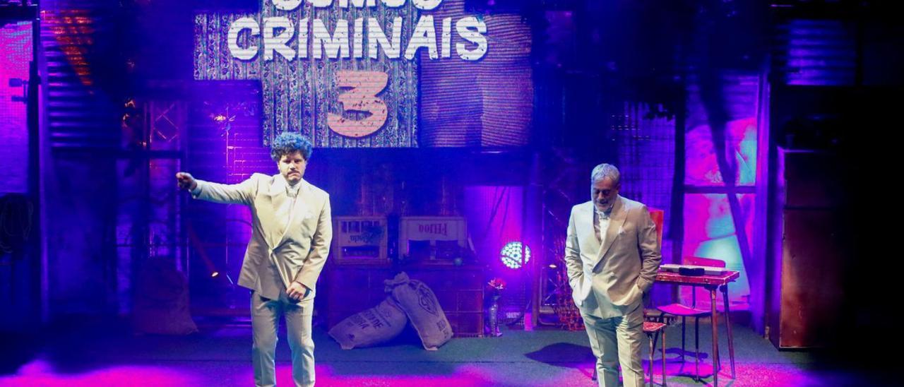 Carlos Blanco y Touriñán durante su actuación este fin de semana en el auditorio de A Illa.  |  // IÑAKI ABELLA