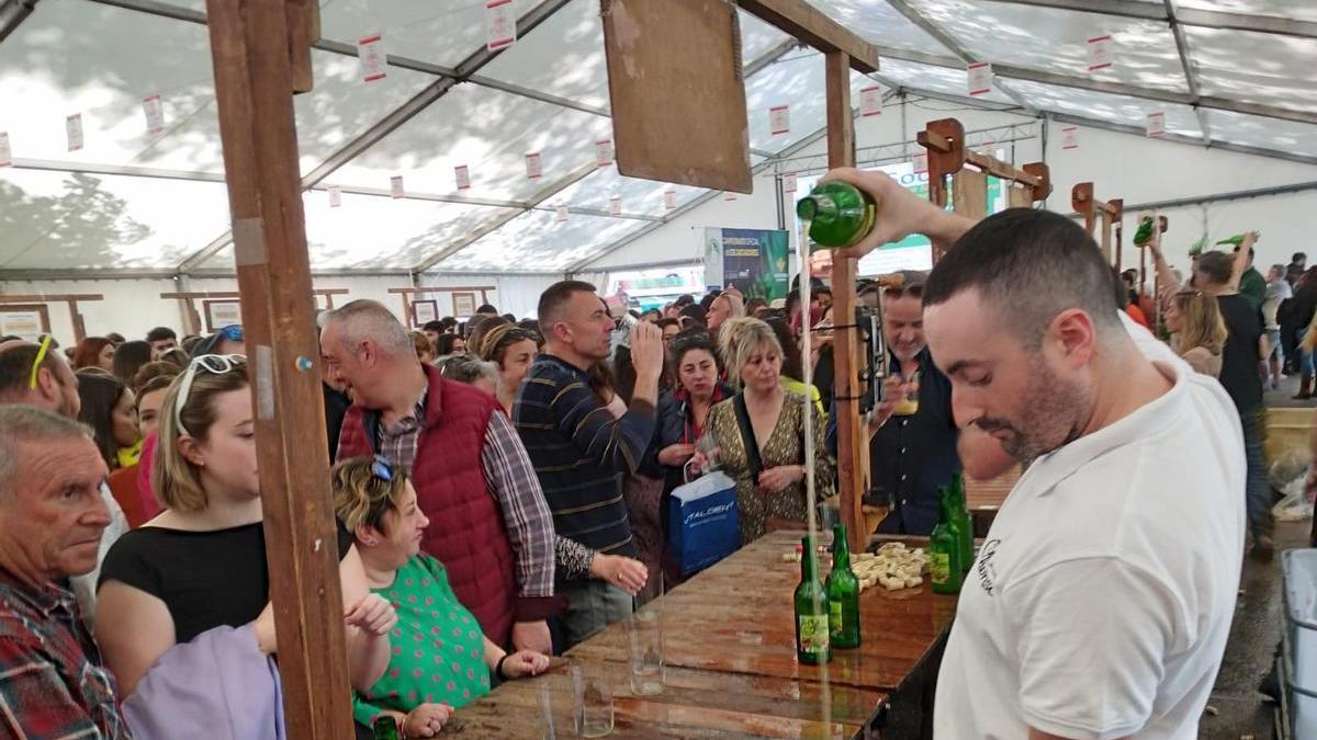 El festival de la sidra del año pasado en La Felguera
