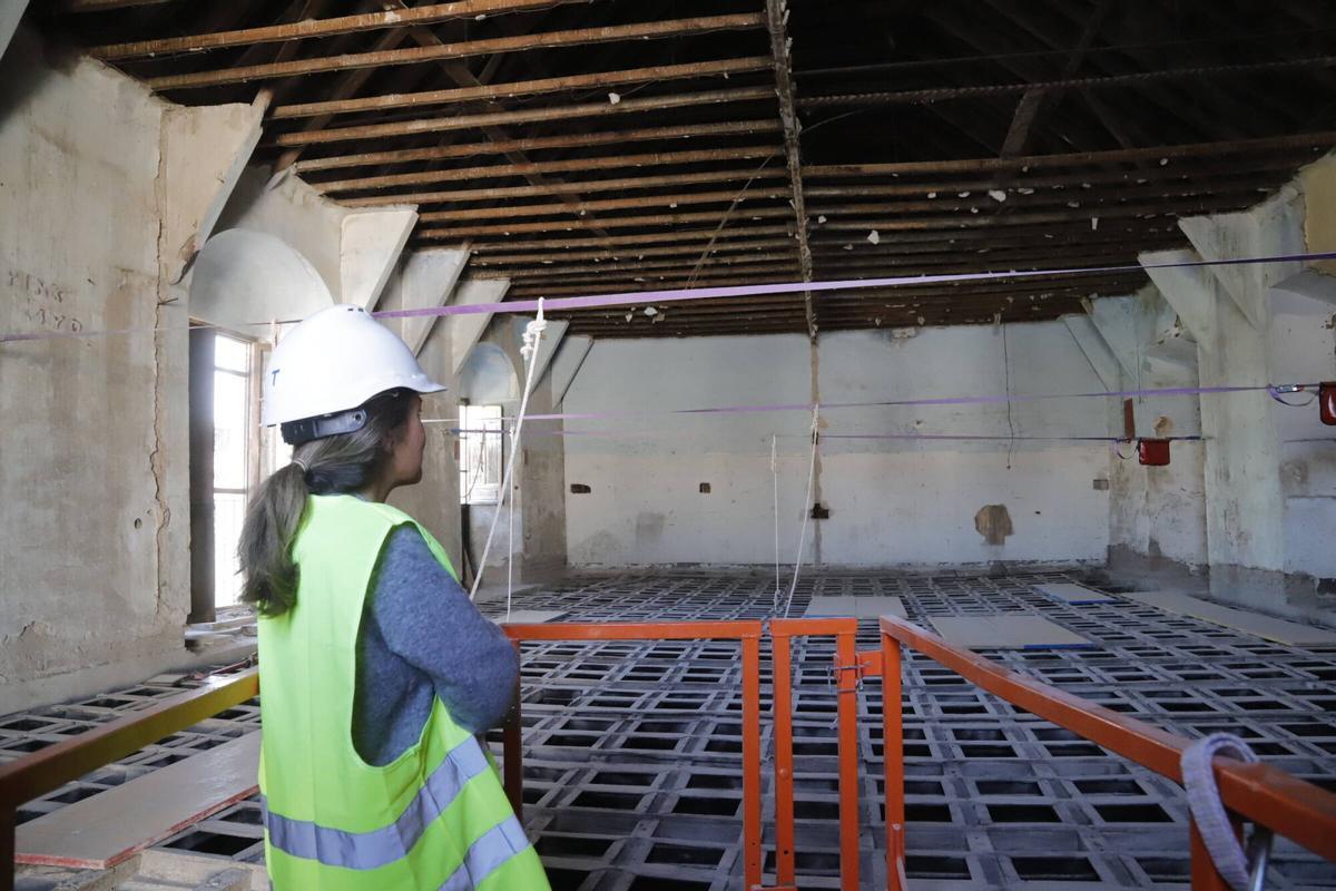 La restauración del convento descubre nuevos hallazgos sobre el artesonado mudéjar y sus pinturas murales