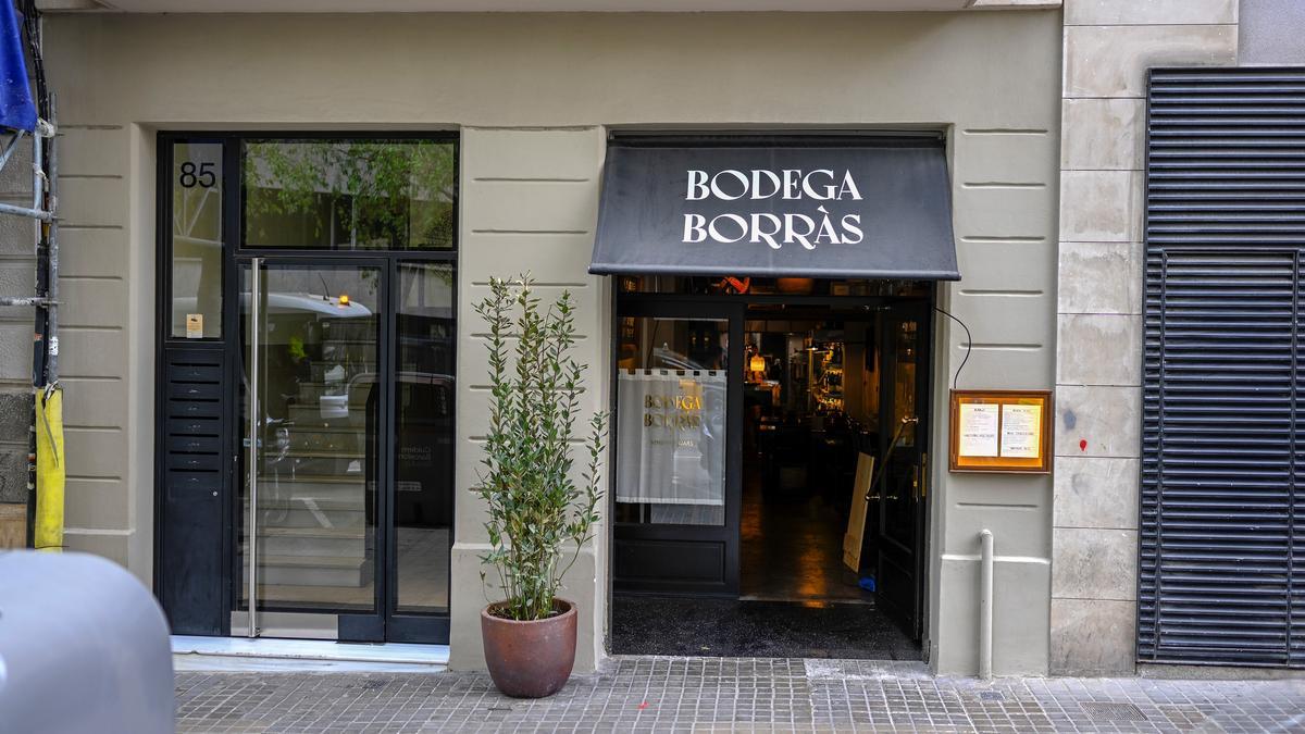 La entrada de la Bodega Borràs.