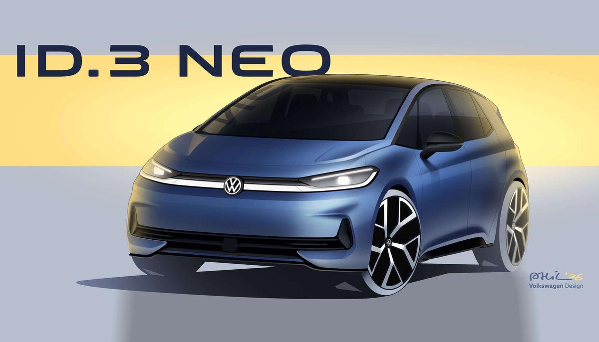 Boceto del nuevo ID.3 Neo.