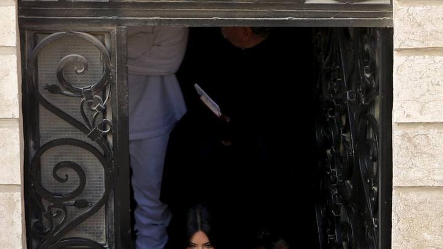 Kim Kardashian bautiza a su hija North en Jerusalén