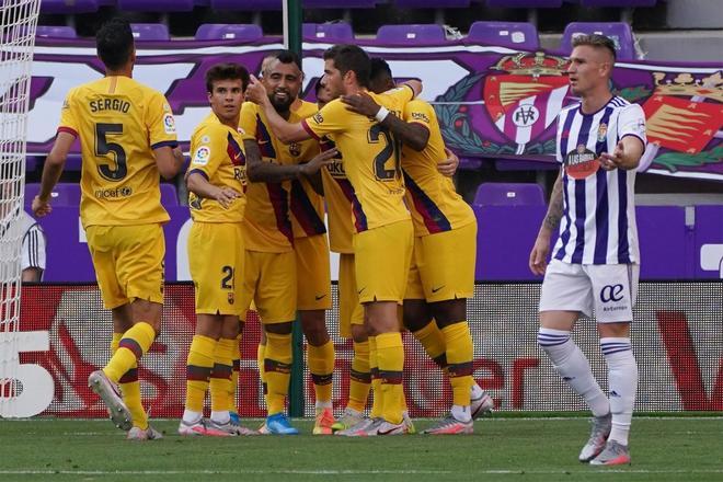 Las mejores imágenes del Real Valladolid 0 FC Barcelona 1