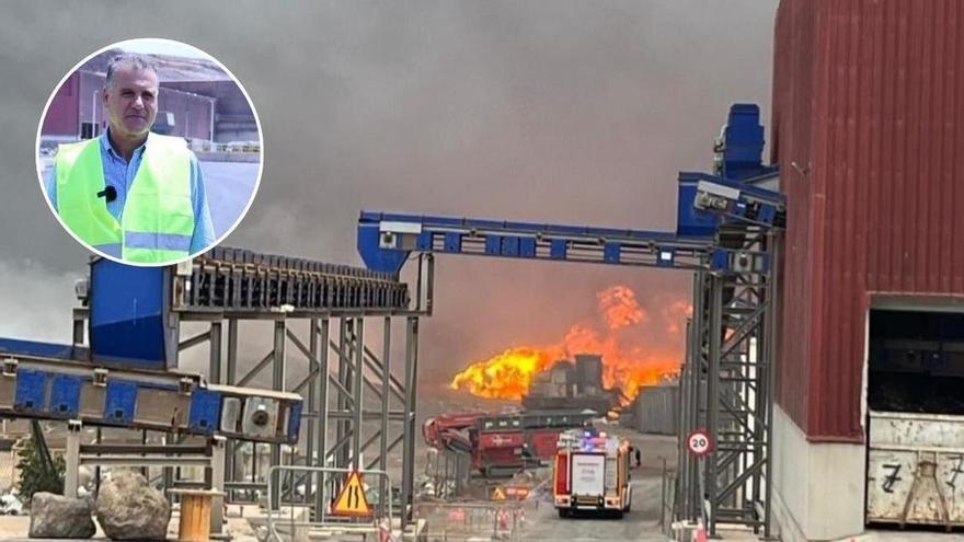 Archivada la investigación judicial contra el consejero del Cabildo de Lanzarote Domingo Cejas por el incendio en el vertedero de Zonzamas en 2024