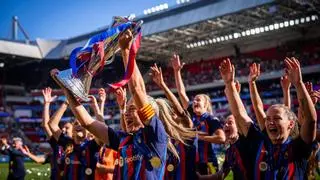 Última hora de la final de la Champions femenina, en directo: llegada del Barça y la afición a Bilbao