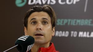 David Ferrer lidera rueda de prensa de Copa Davis