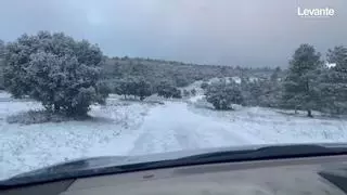 Nieve en Valencia: estos son los municipios en los que está nevando ahora