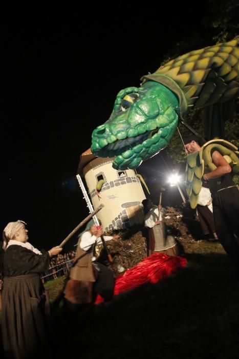 Trasona y Avilés celebran la noche más corta