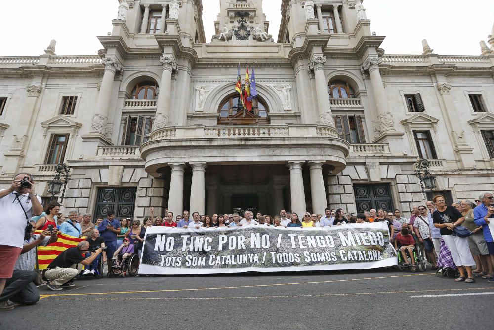 Las imágenes de la manifestación en Barcelona