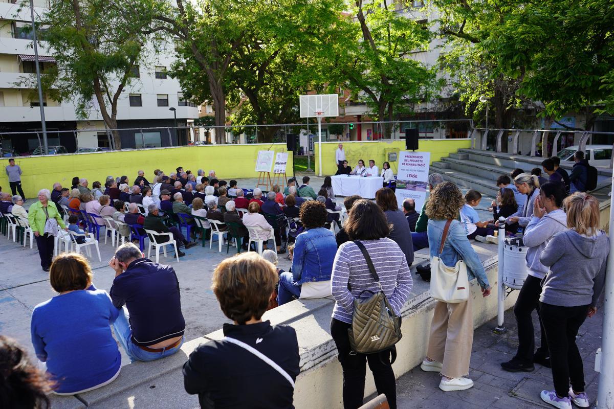 Acto de presentación pública del proyecto de remodelación del Parc Mestre Ferrero en Ontinyent.