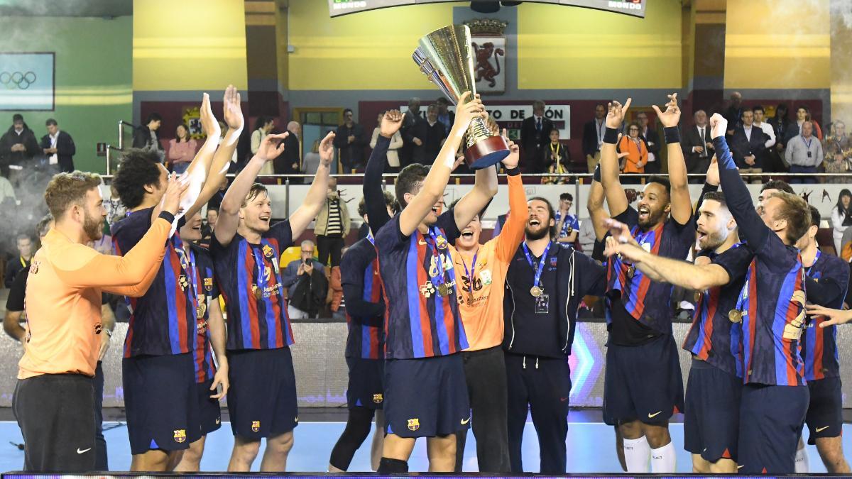 El Barça ganó el pasado mes de marzo la Copa ASOBAL
