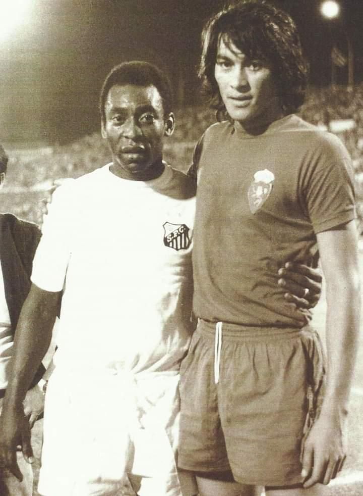 Así fue la visita de Pelé a La Romareda en septiembre de 1974