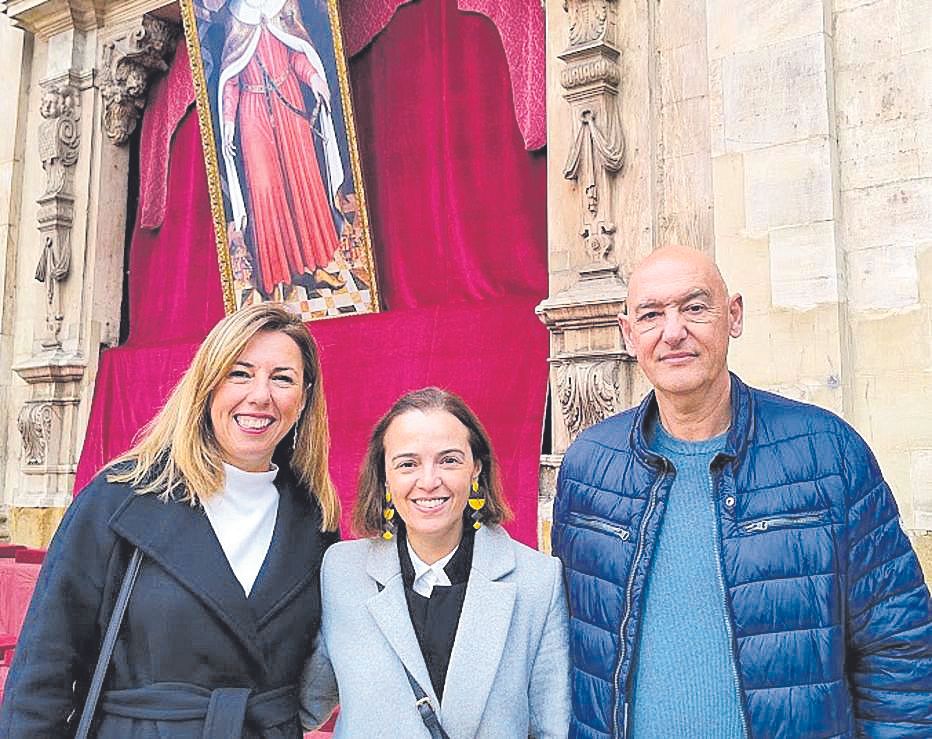 Marga Beltrán, Aina Martí y Paco Cifuentes.