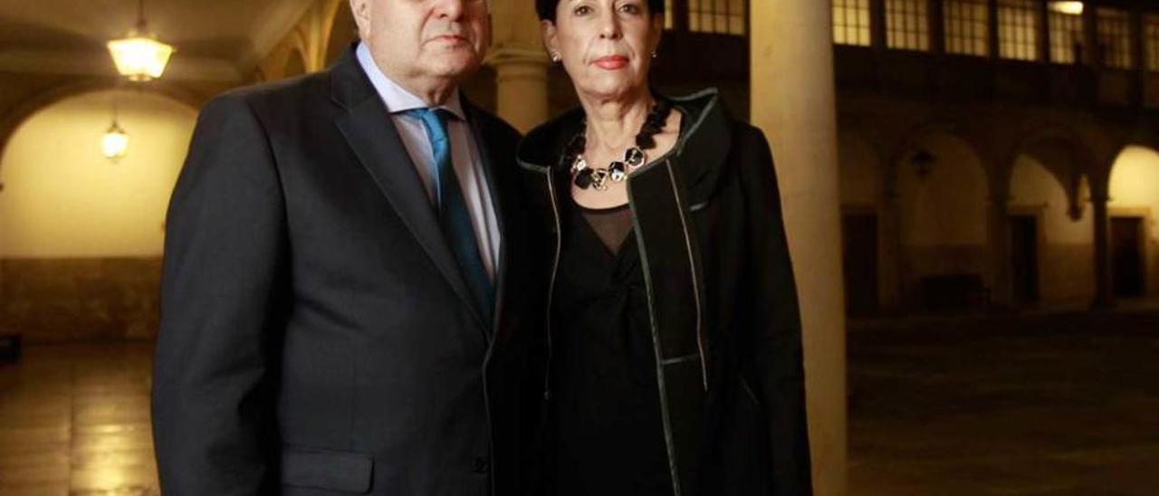 Leopoldo Ernesto López y su esposa, Antonieta Mendoza, padres del opositor venezolano encarcelado.
