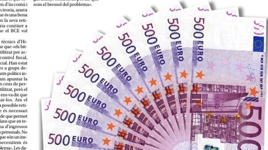 Adéu als bitllets de 500 euros?