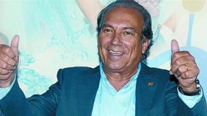 Justo Molinero, ahir, durant la presentació del festival benèfic.
