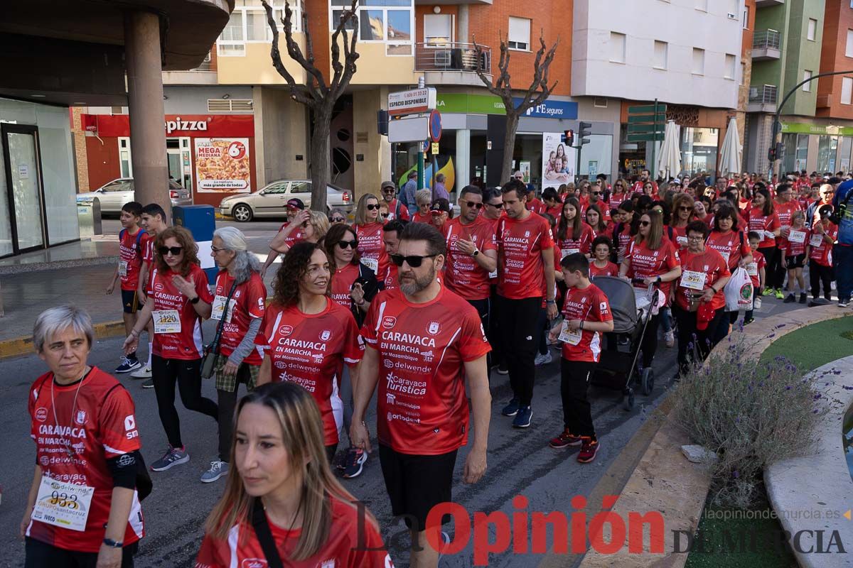 Marcha de la ONG Delwende en Caravaca