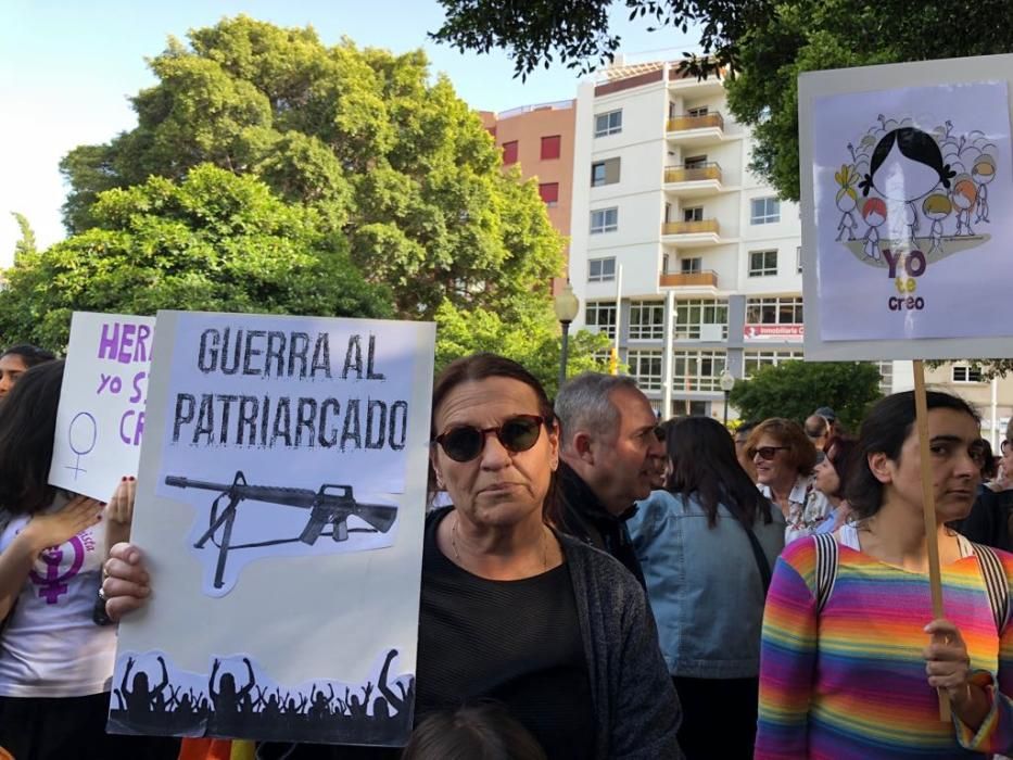 Protesta en Santa Cruz de Tenerife