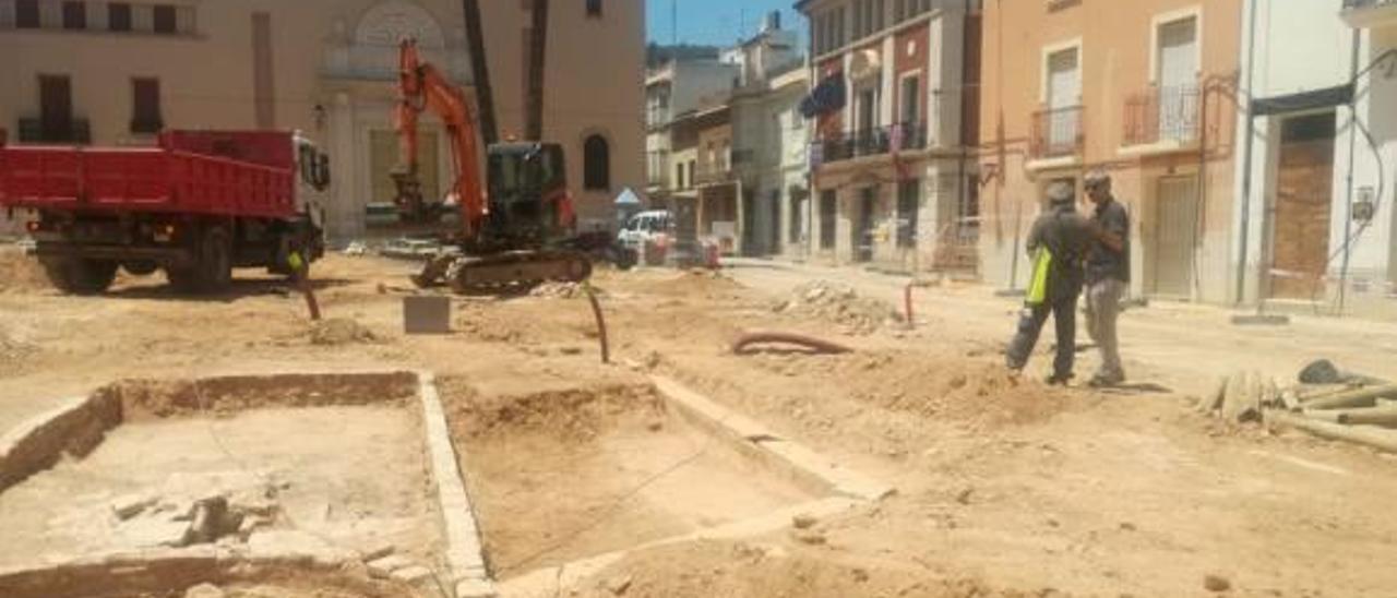 La excavación de la plaza de Corbera halla restos islámicos propios de una mezquita