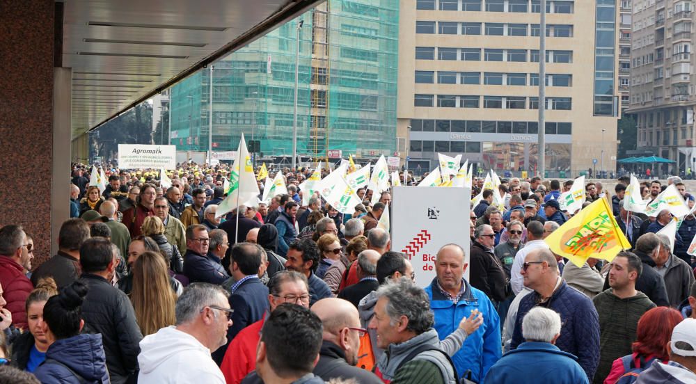 Así ha sido la manifestación de los agricultores