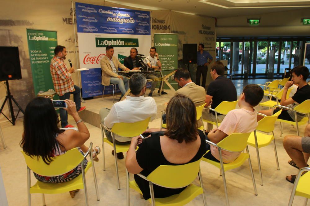 Sergio Scariolo, Teo Bravo y Enrique Agüera participan en el interesante coloquio organizado por La Opinión de Málaga