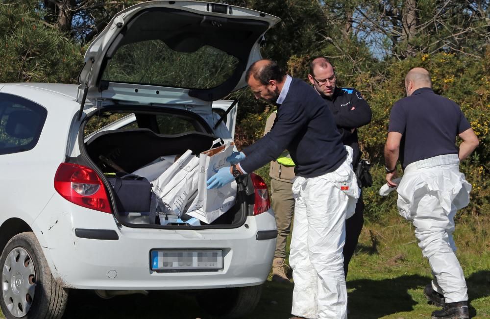 Búsqueda de pruebas en el caso de Baiona