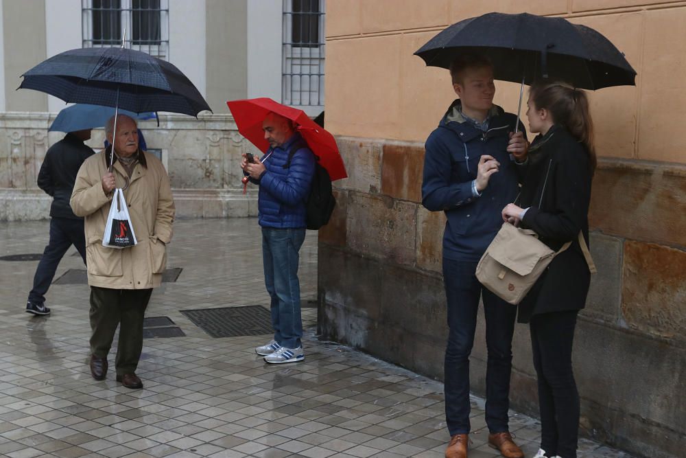 Temporal en Málaga