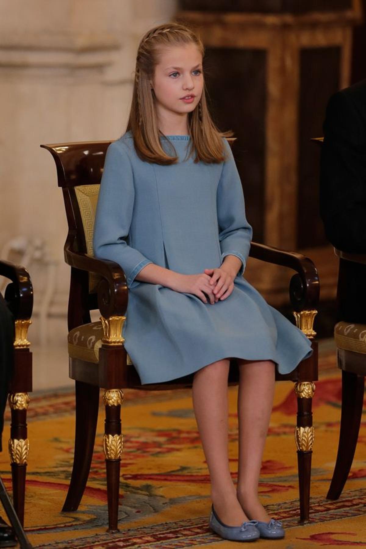 Look de la princesa Leonor en la ceremonia de entrega del Toisón de Oro