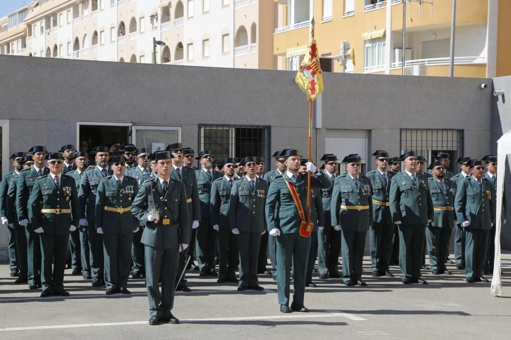 Misa y acto castrense en el cuertel de la Compañía de la Guardia Civil de Torrevieja y la Vega Baja el día de la Virgen del Pilar