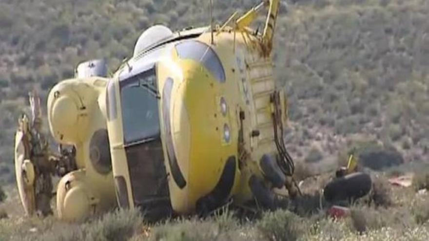 Misterioso accidente de un helicóptero en Almería