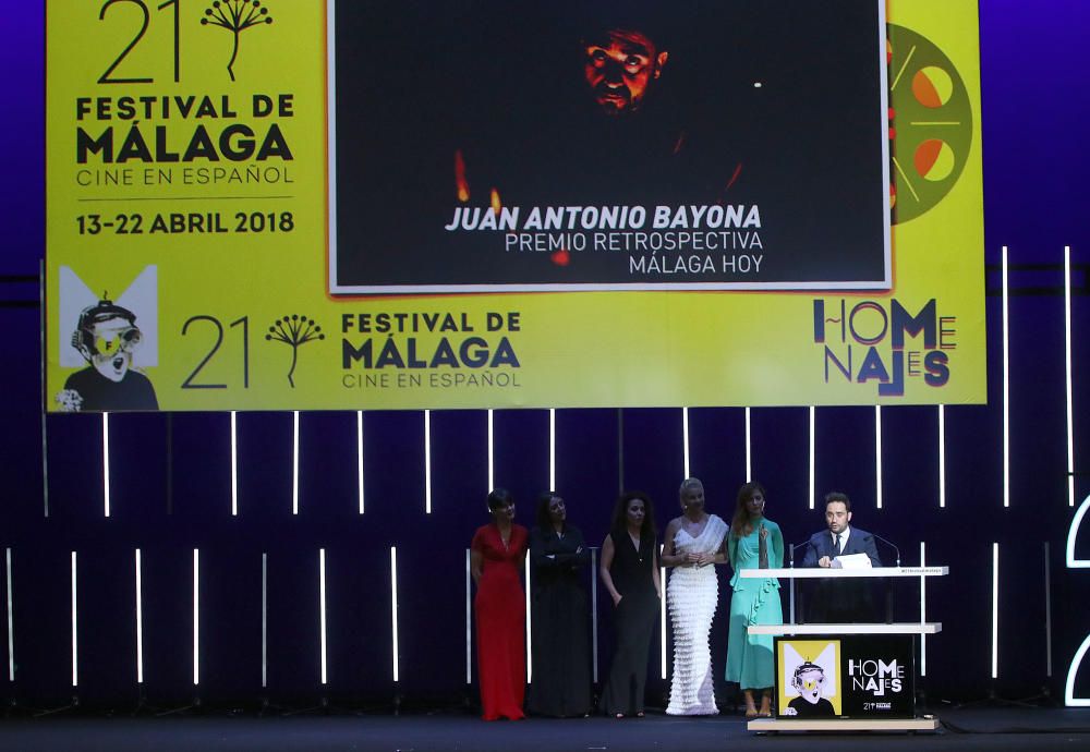 Festival de Málaga 2018 | Entrega del Premio Retrospectiva a J. A. Bayona