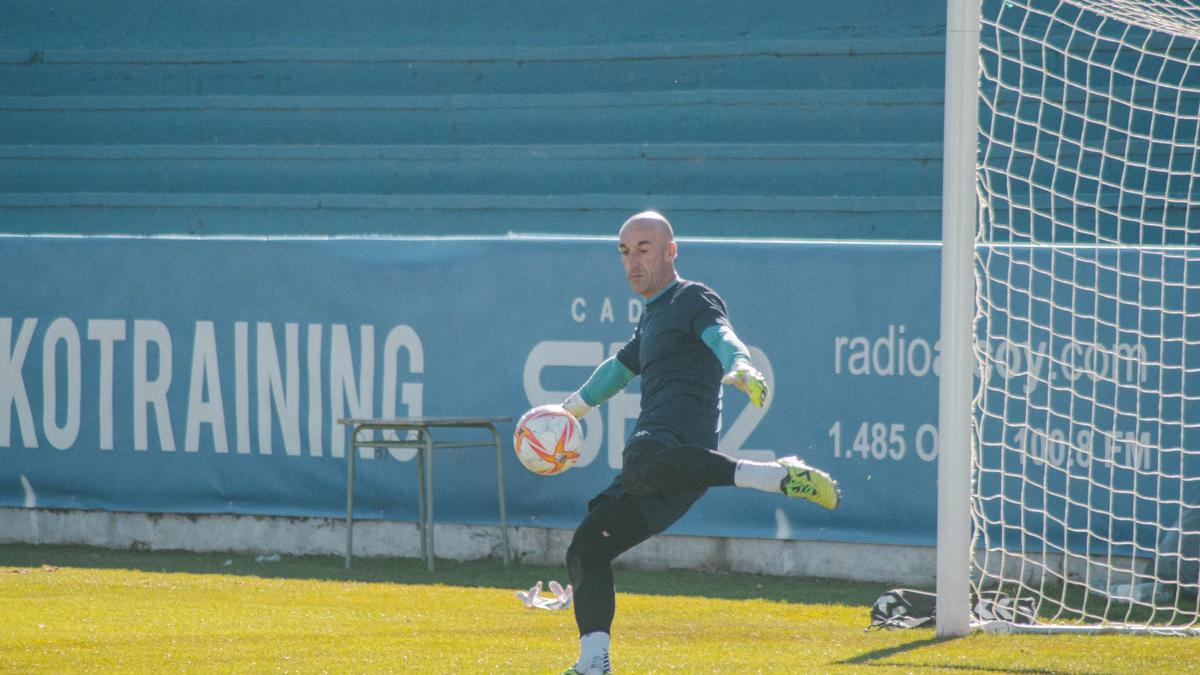 José Juan en un entrenamiento.