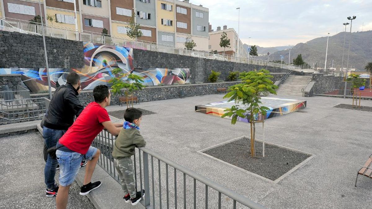 Plaza Mamá Loli, en Cuesta Piedra.