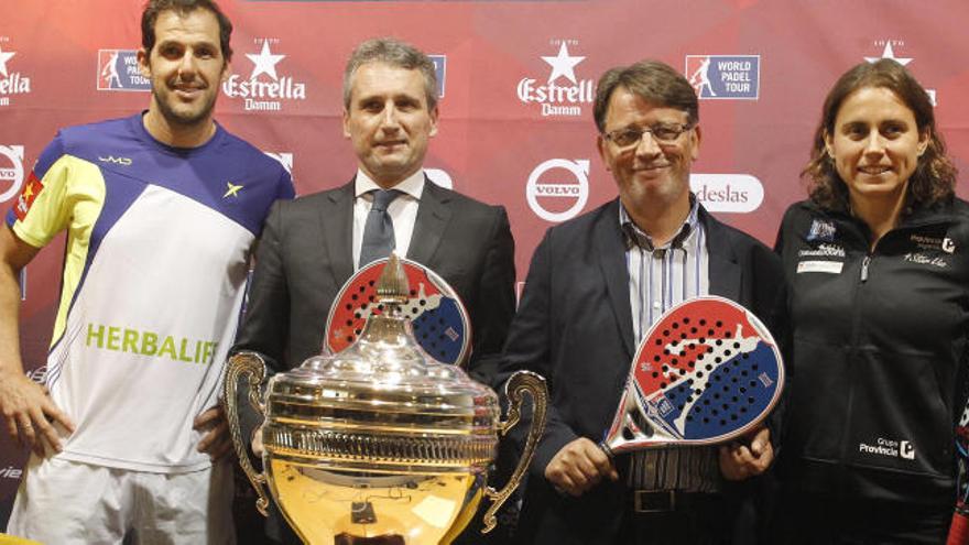 Presentación del torneo de Valencia del World Padel Tour en 2016