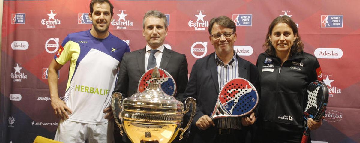 Presentación del torneo de Valencia del World Padel Tour en 2016