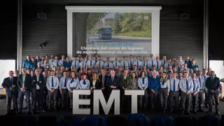 La EMT de Madrid incorpora 80 nuevos conductores recién formados