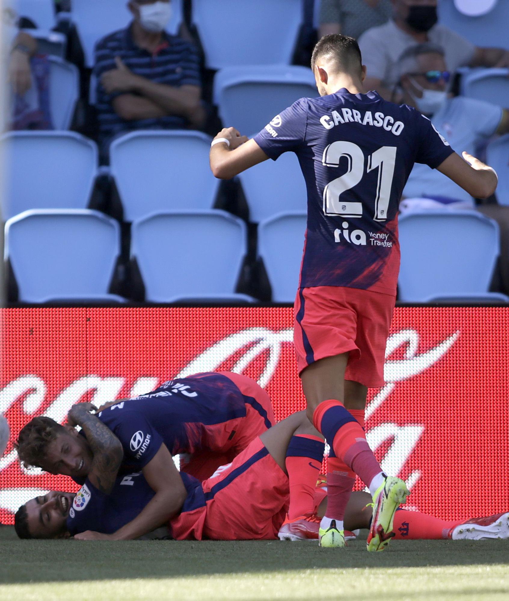 El Celta-Atlético, en imágenes