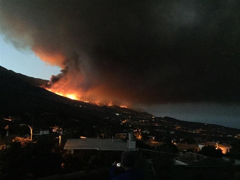 Incendio forestal en la zona de Montaña de Jedey